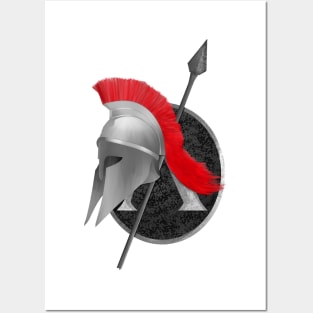 Spartan Helmet Posters and Art